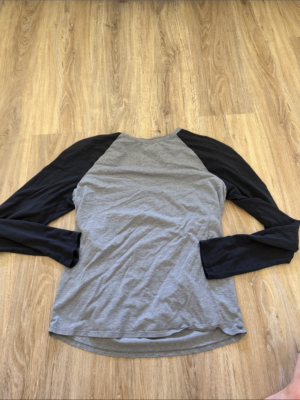 Gray and Black Long Sleeve Shirt Lululemon Mens